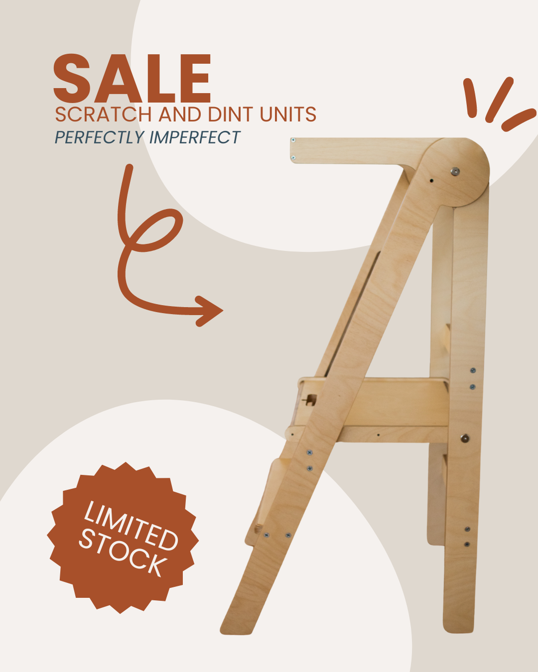 Scratch & Dint Sale - Folding Learning Tower