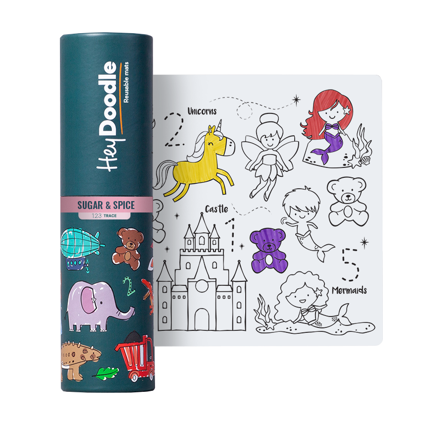 Fairy and Uniquorn themed silicone drawing mat
