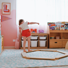 Load image into Gallery viewer, Celebrate your little ones birthday with these wooden balance beams
