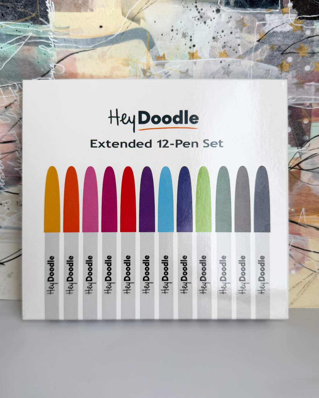 HeyDoodle - 12 Standard Markers