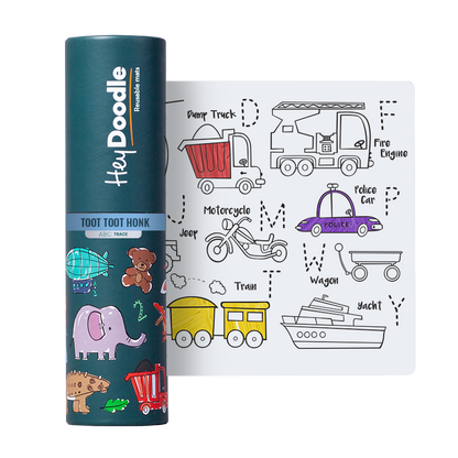 Vehicle themed silicone drawing mat