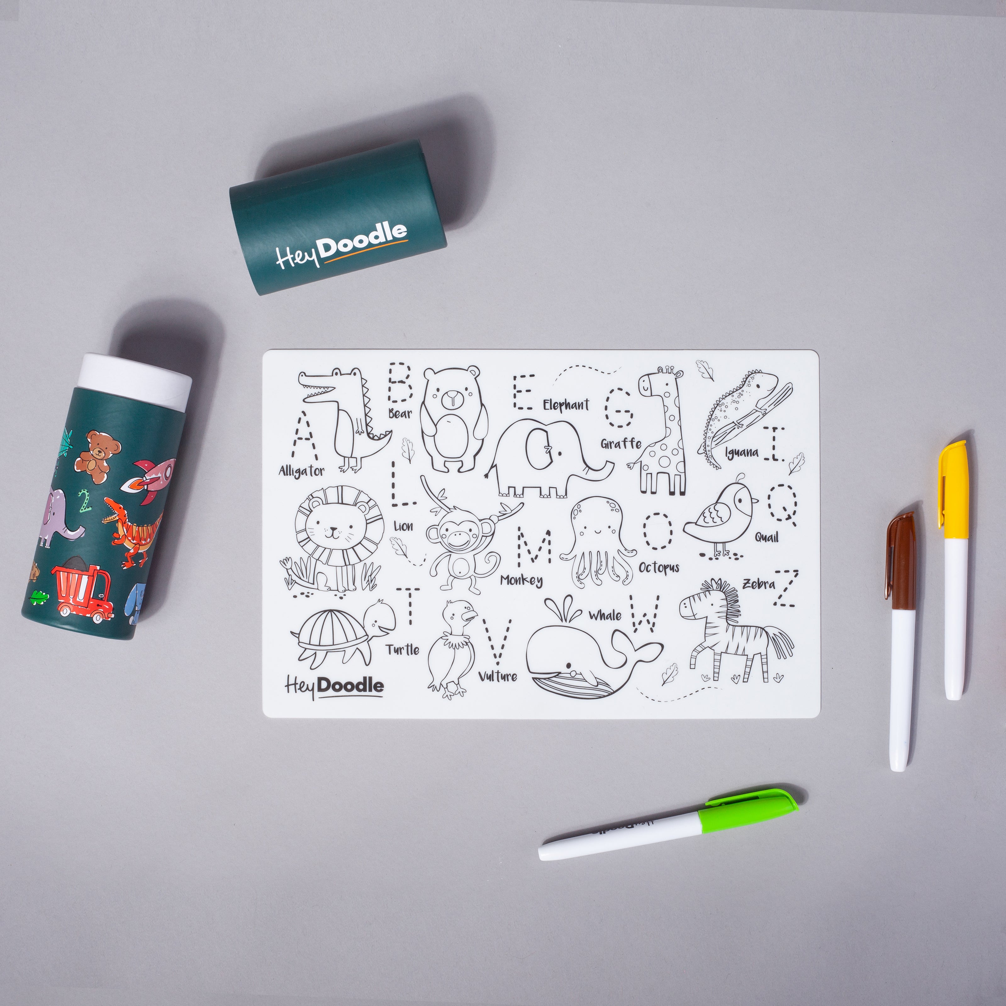 Reusable drawing mat for kids