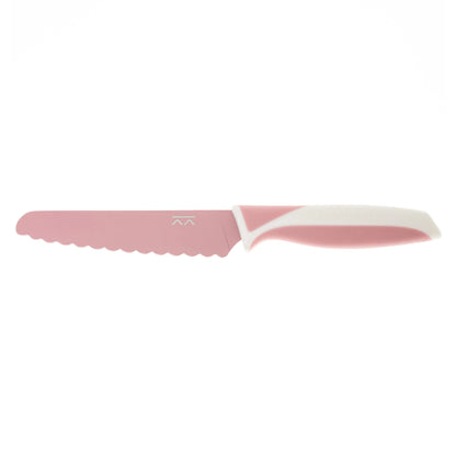 child friendly cute pink safety knife for the kitchen